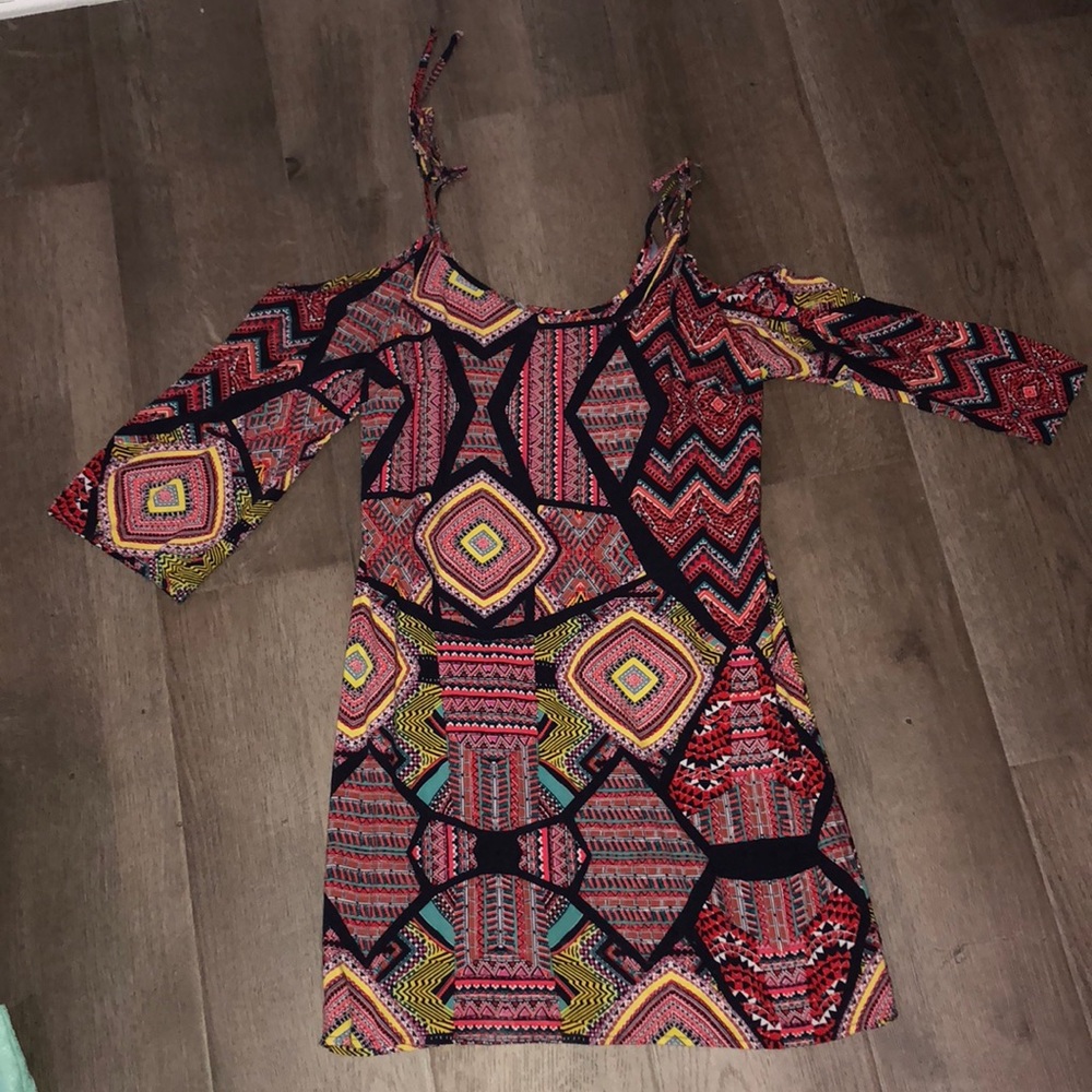 Mini dress multi color